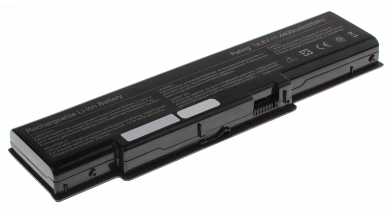 Аккумуляторная батарея для ноутбука Toshiba Equium A60-156. Артикул iB-A1322.Емкость (mAh): 6420. Напряжение (V): 14,8