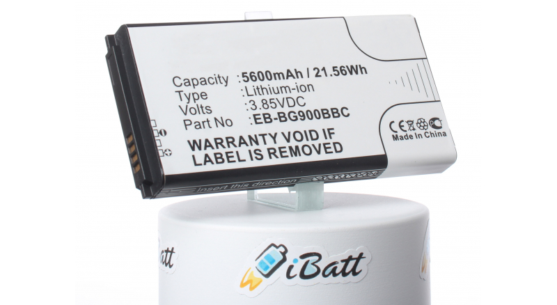 Аккумуляторная батарея iBatt iB-M696 для телефонов, смартфонов SamsungЕмкость (mAh): 5600. Напряжение (V): 3,85