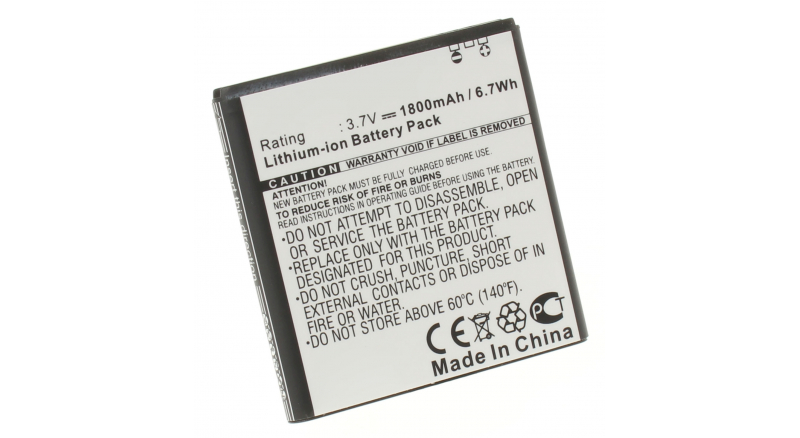 Аккумуляторная батарея для телефона, смартфона Samsung SCH-I929. Артикул iB-M622.Емкость (mAh): 1800. Напряжение (V): 3,7