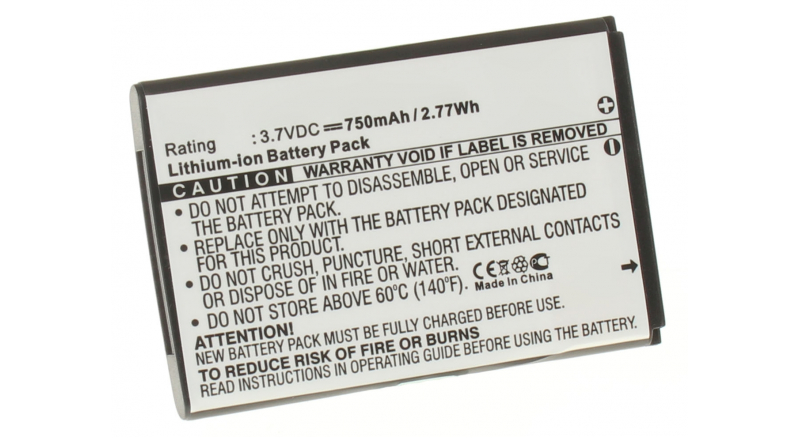 Аккумуляторная батарея для телефона, смартфона Samsung SGH-A637. Артикул iB-M1002.Емкость (mAh): 750. Напряжение (V): 3,7
