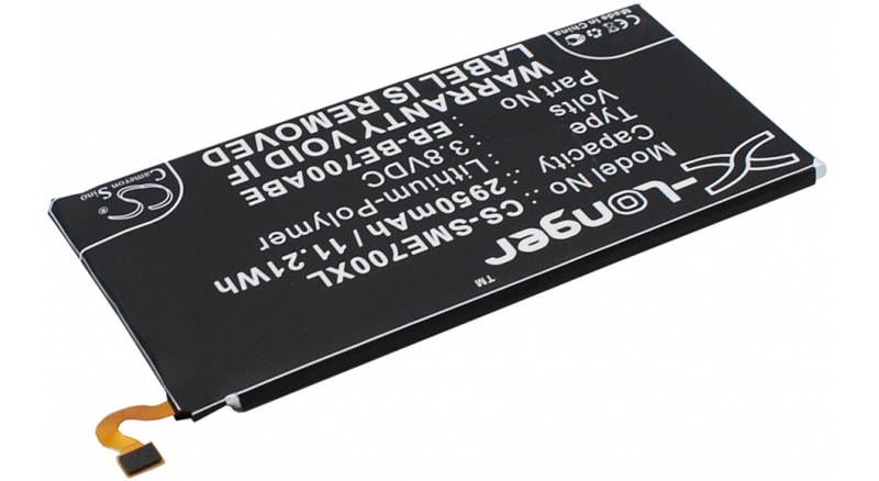Аккумуляторная батарея iBatt iB-M859 для телефонов, смартфонов SamsungЕмкость (mAh): 2950. Напряжение (V): 3,8
