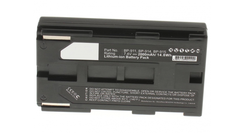 Аккумуляторная батарея BP-930E для фотоаппаратов и видеокамер Canon. Артикул iB-F110.Емкость (mAh): 2000. Напряжение (V): 7,4