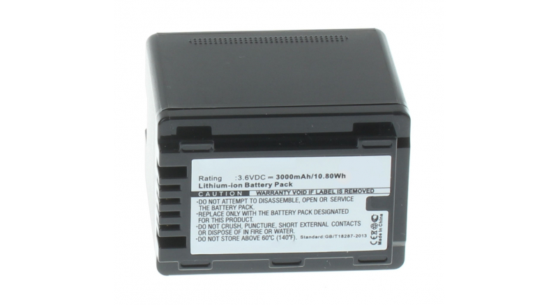 Аккумуляторные батареи для фотоаппаратов и видеокамер Panasonic HC-V380Емкость (mAh): 3000. Напряжение (V): 3,6