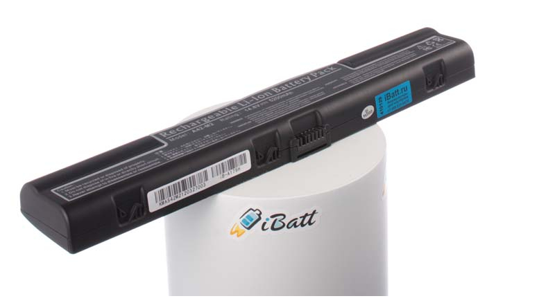 Аккумуляторная батарея для ноутбука Asus A65. Артикул iB-A179H.Емкость (mAh): 5200. Напряжение (V): 14,8