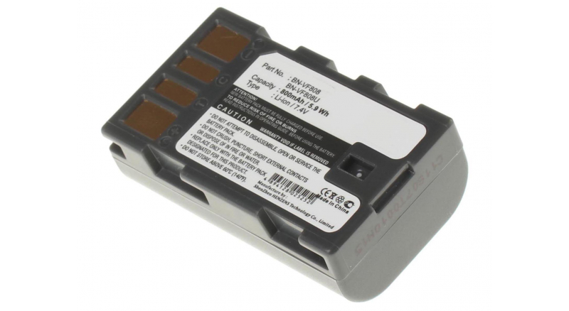Аккумуляторные батареи для фотоаппаратов и видеокамер JVC GZ-MG670BUSЕмкость (mAh): 800. Напряжение (V): 7,4