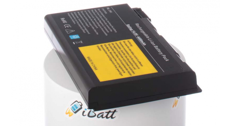 Аккумуляторная батарея для ноутбука Acer TravelMate 2352NLCi. Артикул iB-A115.Емкость (mAh): 4400. Напряжение (V): 14,8