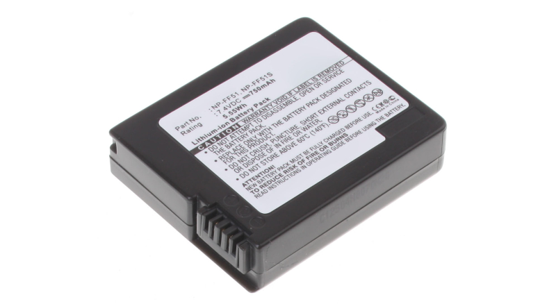 Аккумуляторные батареи для фотоаппаратов и видеокамер Sony DCR-IP55Емкость (mAh): 750. Напряжение (V): 7,4