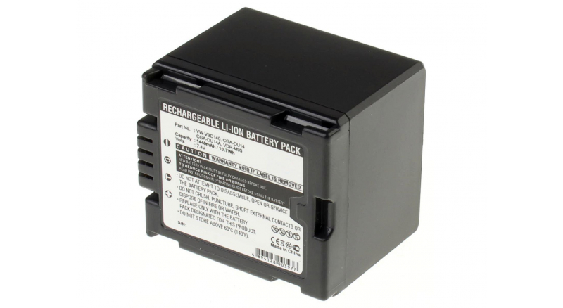 Аккумуляторная батарея CGR-DU14 для фотоаппаратов и видеокамер Hitachi. Артикул iB-F313.Емкость (mAh): 1440. Напряжение (V): 7,4