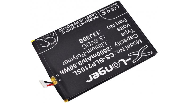 Аккумуляторная батарея 13J30S для телефонов, смартфонов BLU. Артикул iB-M1455.Емкость (mAh): 2500. Напряжение (V): 3,8