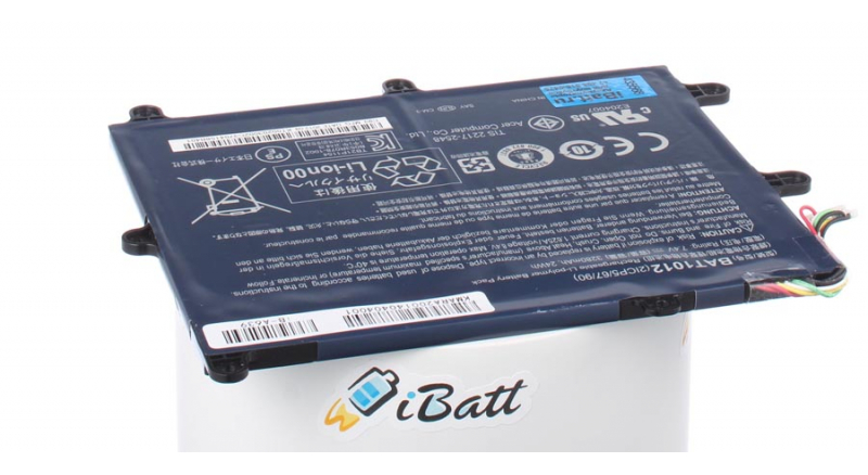 Аккумуляторная батарея для ноутбука Acer Iconia Tab A211 16GB Silver. Артикул iB-A639.Емкость (mAh): 3250. Напряжение (V): 7,4