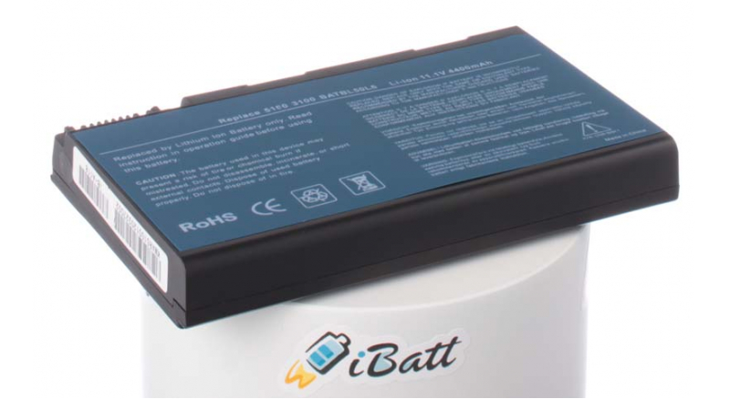 Аккумуляторная батарея для ноутбука Acer TravelMate 2490WLCi. Артикул iB-A118.Емкость (mAh): 4400. Напряжение (V): 11,1