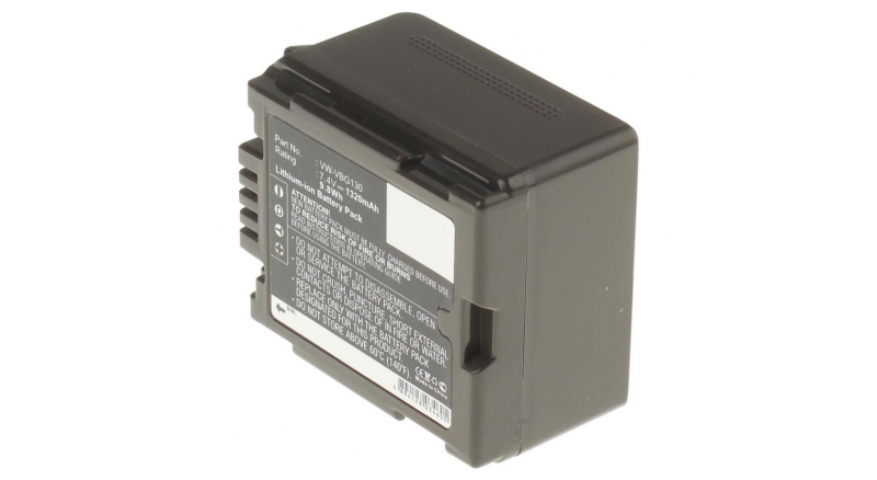 Аккумуляторные батареи для фотоаппаратов и видеокамер Panasonic HDC-SDT750Емкость (mAh): 1320. Напряжение (V): 7,4