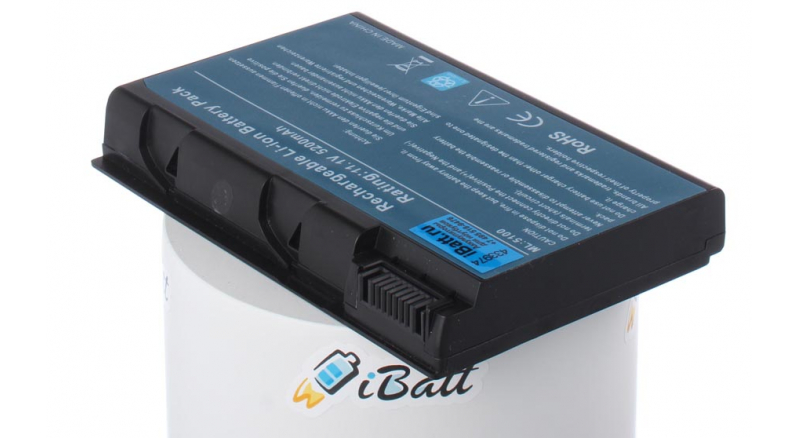 Аккумуляторная батарея для ноутбука Acer Aspire 5662WLMi. Артикул iB-A117H.Емкость (mAh): 5200. Напряжение (V): 14,8