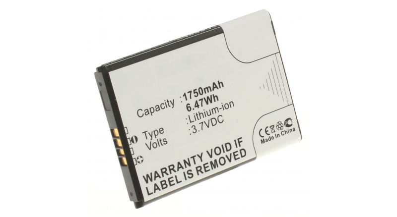 Аккумуляторная батарея iBatt iB-M504 для телефонов, смартфонов AlcatelЕмкость (mAh): 1750. Напряжение (V): 3,7