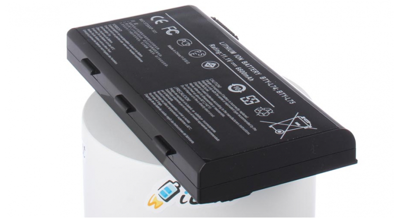 Аккумуляторная батарея для ноутбука MSI A7200. Артикул iB-A441.Емкость (mAh): 6600. Напряжение (V): 11,1