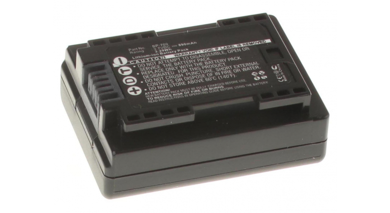 Аккумуляторная батарея BP-709 для фотоаппаратов и видеокамер Canon. Артикул iB-F425.Емкость (mAh): 890. Напряжение (V): 3,7