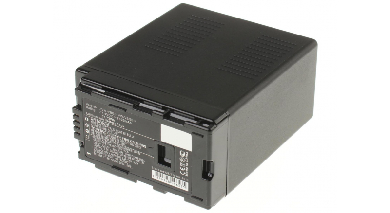 Аккумуляторные батареи для фотоаппаратов и видеокамер Panasonic HDC-HS300Емкость (mAh): 7800. Напряжение (V): 7,4