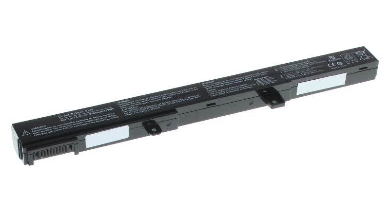Аккумуляторная батарея для ноутбука Asus X451CA. Артикул iB-A915.Емкость (mAh): 2200. Напряжение (V): 14,4