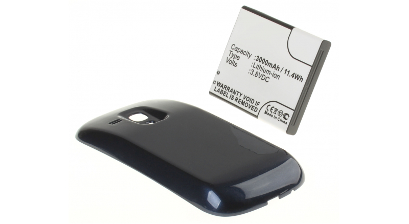 Аккумуляторная батарея для телефона, смартфона Samsung GT-i8190 Galaxy S III Mini. Артикул iB-M433.Емкость (mAh): 3000. Напряжение (V): 3,8
