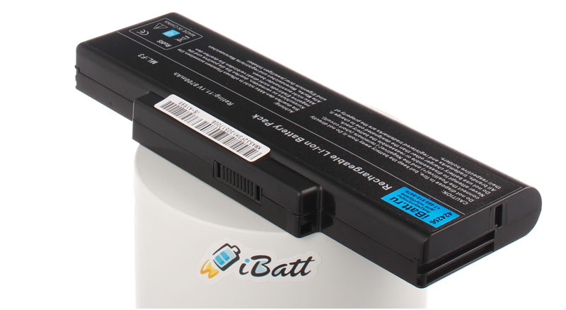 Аккумуляторная батарея для ноутбука Asus A9000T. Артикул iB-A169X.Емкость (mAh): 8700. Напряжение (V): 11,1
