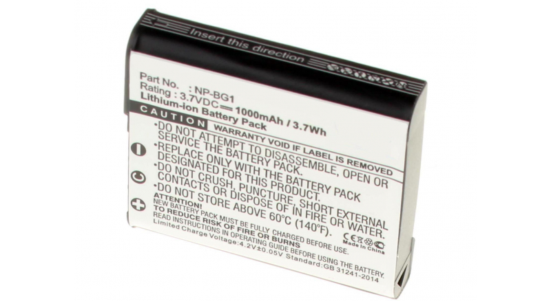 Аккумуляторные батареи для фотоаппаратов и видеокамер Sony Cyber-shot DSC-W50BЕмкость (mAh): 1000. Напряжение (V): 3,7