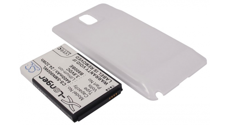 Аккумуляторная батарея для телефона, смартфона Samsung SM-N900 Galaxy Note 3. Артикул iB-M582.Емкость (mAh): 6400. Напряжение (V): 3,8