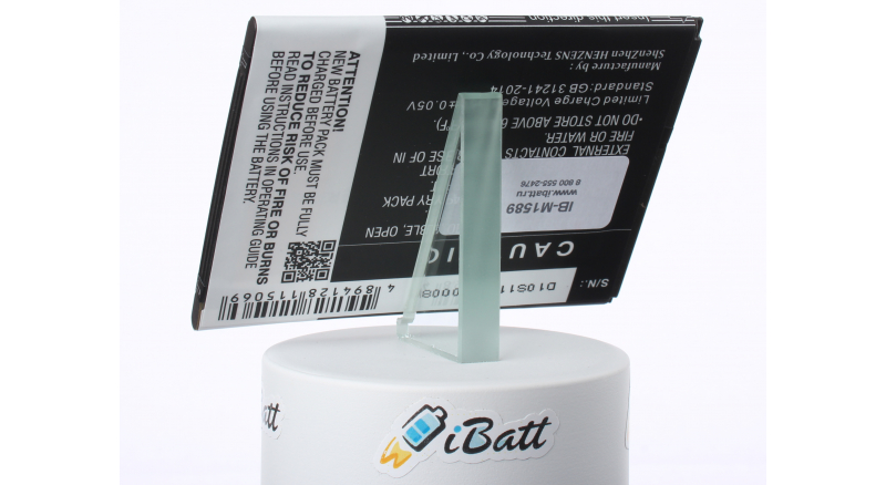 Аккумуляторная батарея iBatt iB-M1589 для телефонов, смартфонов CasperЕмкость (mAh): 3000. Напряжение (V): 3,8