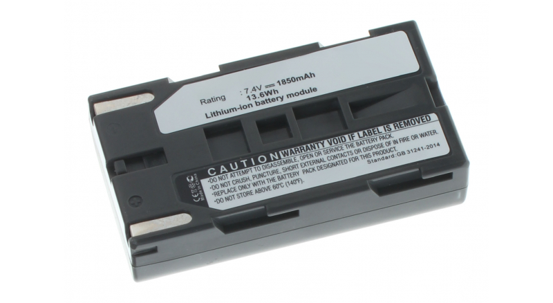 Аккумуляторные батареи для фотоаппаратов и видеокамер Samsung VM-C300Емкость (mAh): 1850. Напряжение (V): 7,4