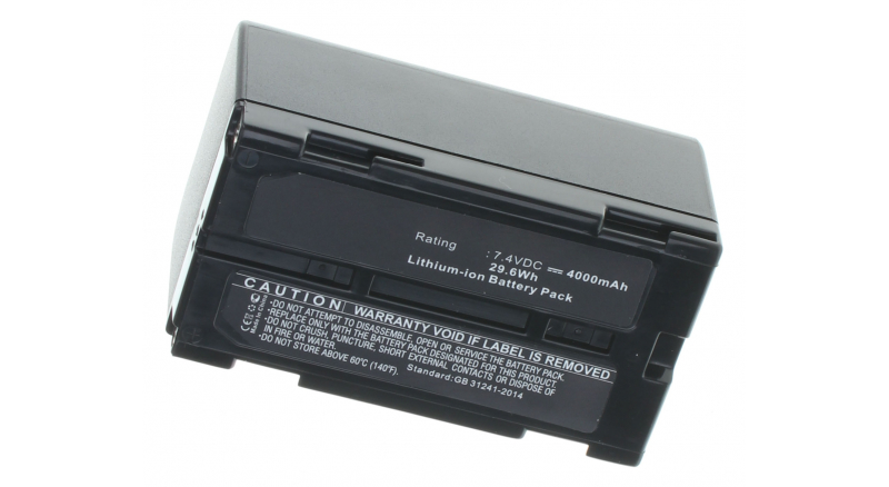 Аккумуляторные батареи для фотоаппаратов и видеокамер Panasonic PV-DV1000Емкость (mAh): 4000. Напряжение (V): 7,4