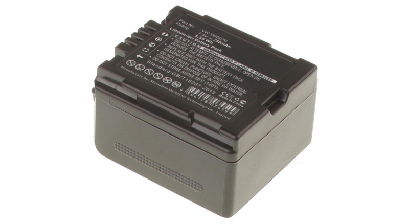 Аккумуляторная батарея VW-VBG390 для фотоаппаратов и видеокамер Panasonic. Артикул iB-F377.Емкость (mAh): 750. Напряжение (V): 7,4