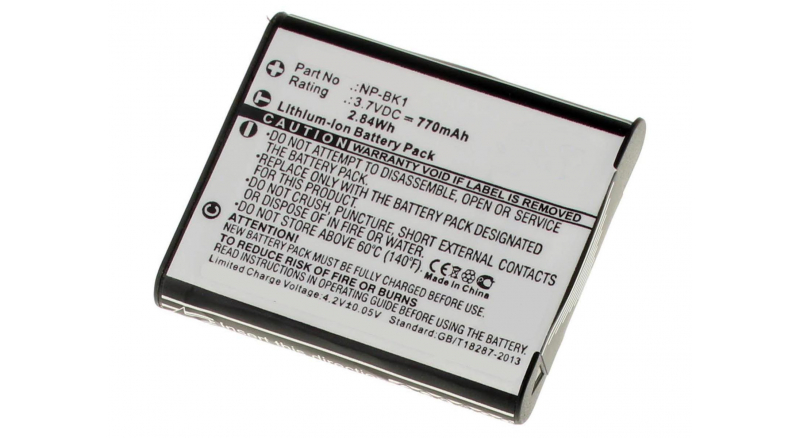Аккумуляторные батареи для фотоаппаратов и видеокамер Sony Cyber-shot DSC-S2100Емкость (mAh): 770. Напряжение (V): 3,7