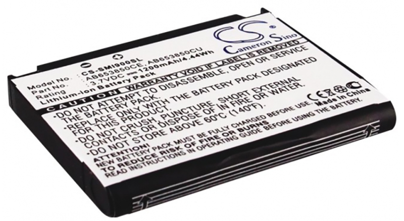Аккумуляторная батарея для телефона, смартфона Samsung GT-I8000H. Артикул iB-M2277.Емкость (mAh): 1200. Напряжение (V): 3,7