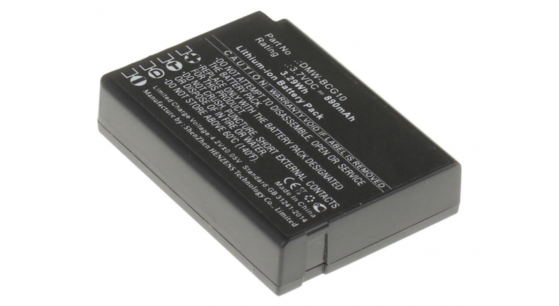 Аккумуляторная батарея DMW-BCG10PP для фотоаппаратов и видеокамер Leica. Артикул iB-F319.Емкость (mAh): 890. Напряжение (V): 3,7