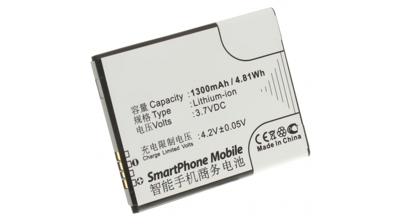 Аккумуляторная батарея для телефона, смартфона Alcatel OT-4012A. Артикул iB-M584.Емкость (mAh): 1300. Напряжение (V): 3,7