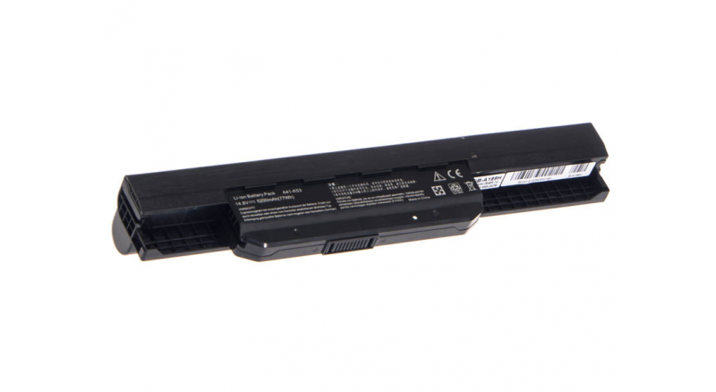 Аккумуляторная батарея для ноутбука Asus K53SM-SX130R 90N6OL234W3463RD13AY. Артикул iB-A189H.Емкость (mAh): 5200. Напряжение (V): 14,4