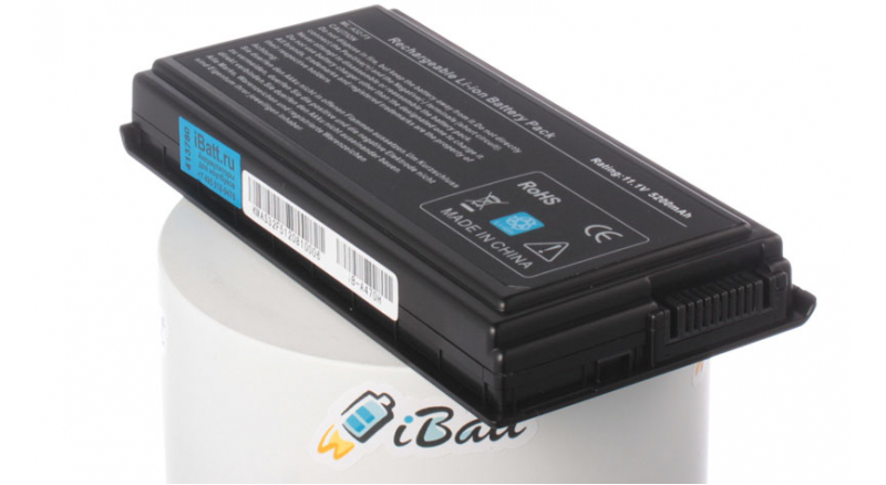 Аккумуляторная батарея для ноутбука Asus Pro50GL. Артикул iB-A470H.Емкость (mAh): 5200. Напряжение (V): 11,1
