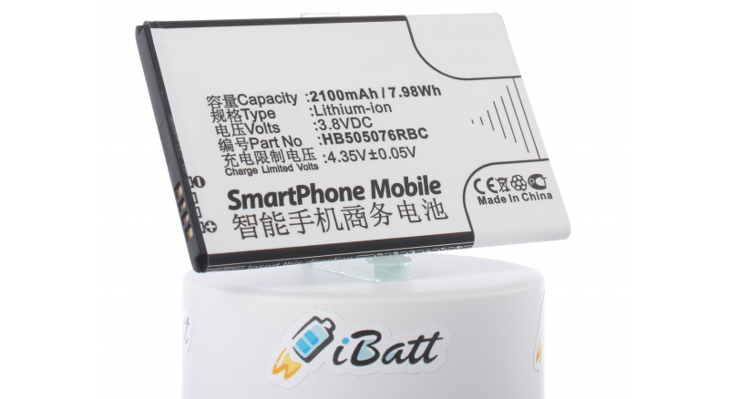 Аккумуляторная батарея для телефона, смартфона Huawei Ascend Y3 2 4G. Артикул iB-M560.Емкость (mAh): 2100. Напряжение (V): 3,8