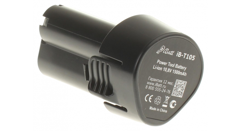 Аккумуляторная батарея для электроинструмента Makita TD090D. Артикул iB-T105.Емкость (mAh): 1500. Напряжение (V): 10,8