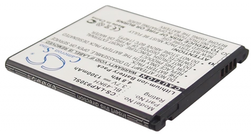Аккумуляторная батарея LGVS920BAT для телефонов, смартфонов LG. Артикул iB-M1060.Емкость (mAh): 1300. Напряжение (V): 3,7