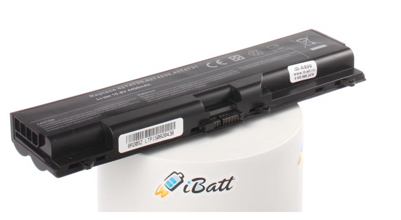 Аккумуляторная батарея для ноутбука IBM-Lenovo ThinkPad T430 N1T4ART. Артикул iB-A899.Емкость (mAh): 4400. Напряжение (V): 10,8