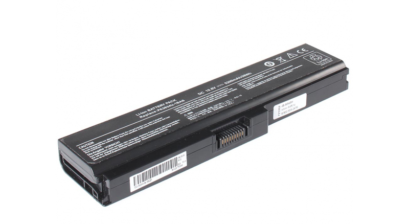 Аккумуляторная батарея для ноутбука Toshiba Satellite L750-11K. Артикул iB-A543H.Емкость (mAh): 5200. Напряжение (V): 10,8