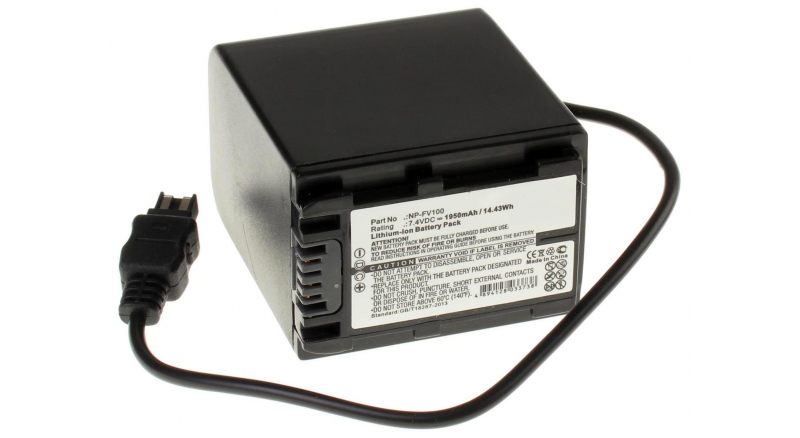 Аккумуляторная батарея NP-FV90 для фотоаппаратов и видеокамер Sony. Артикул iB-F451.Емкость (mAh): 1950. Напряжение (V): 7,4