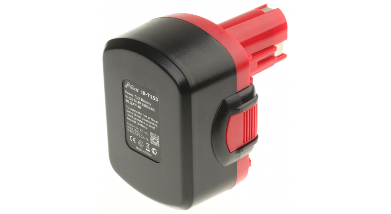 Аккумуляторная батарея для электроинструмента Bosch GHO 14.4 V. Артикул iB-T155.Емкость (mAh): 2000. Напряжение (V): 14,4