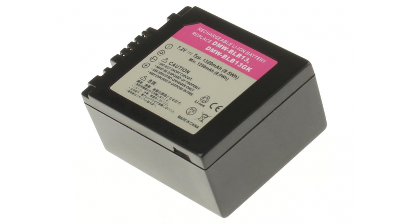 Аккумуляторные батареи для фотоаппаратов и видеокамер Panasonic Lumix DMC-GF1CЕмкость (mAh): 1250. Напряжение (V): 7,4