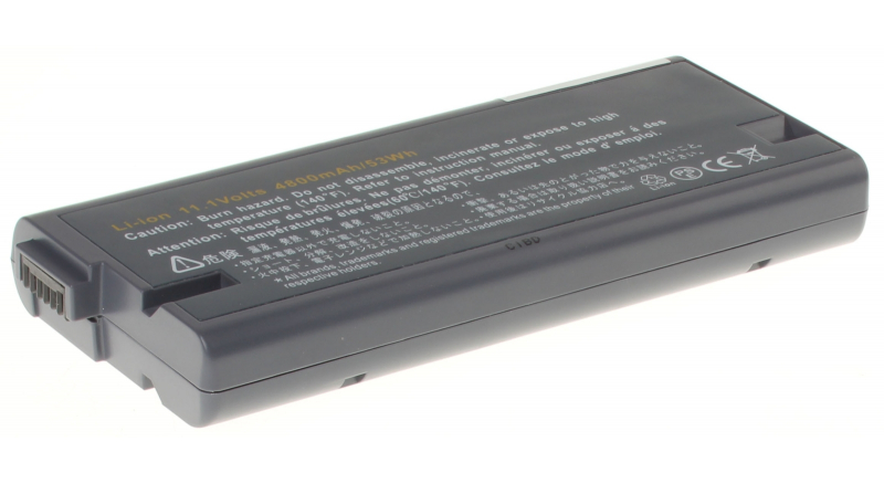 Аккумуляторная батарея для ноутбука Sony Vaio VGN-A155. Артикул iB-A1310.Емкость (mAh): 4800. Напряжение (V): 11,1