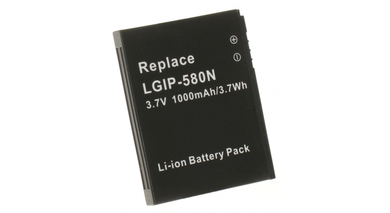 Аккумуляторная батарея для телефона, смартфона LG GM730. Артикул iB-M440.Емкость (mAh): 900. Напряжение (V): 3,7