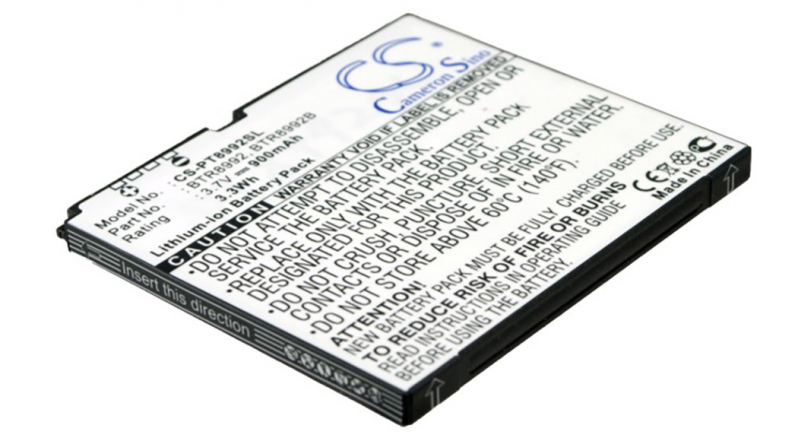 Аккумуляторная батарея TR8992B для телефонов, смартфонов Pantech. Артикул iB-M2490.Емкость (mAh): 900. Напряжение (V): 3,7