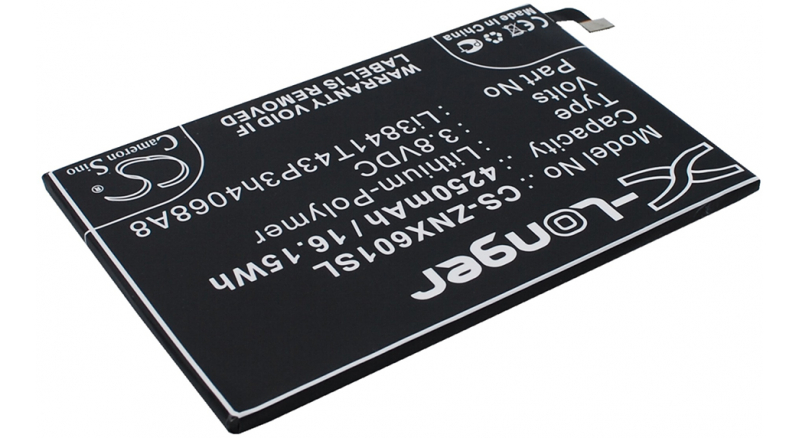 Аккумуляторная батарея iBatt iB-M800 для телефонов, смартфонов ZTEЕмкость (mAh): 4250. Напряжение (V): 3,8
