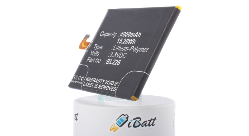 Аккумуляторная батарея iBatt iB-M698 для телефонов, смартфонов LenovoЕмкость (mAh): 4000. Напряжение (V): 3,8