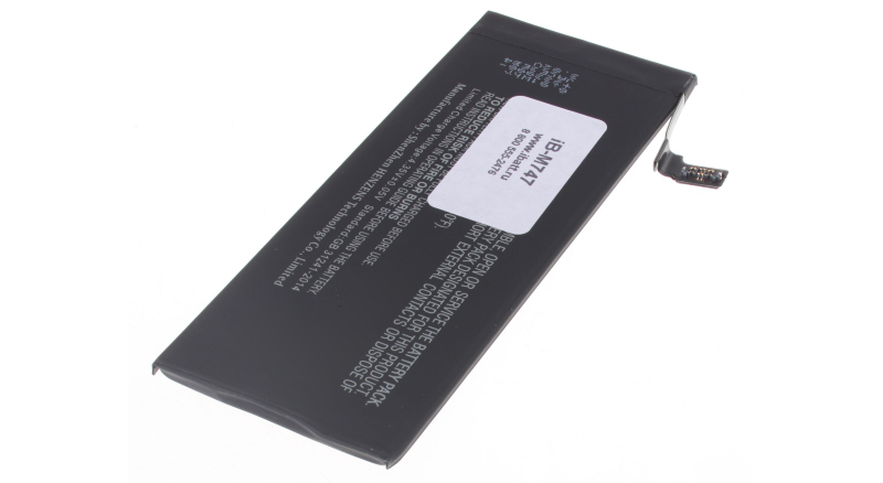 Аккумуляторная батарея iBatt iB-M747 для телефонов, смартфонов AppleЕмкость (mAh): 1800. Напряжение (V): 3,82